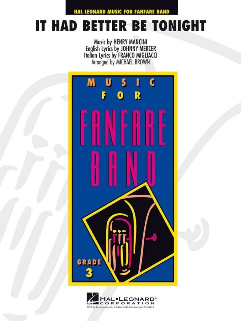 Henry Mancini It Had Better Be TonightFanfare Band