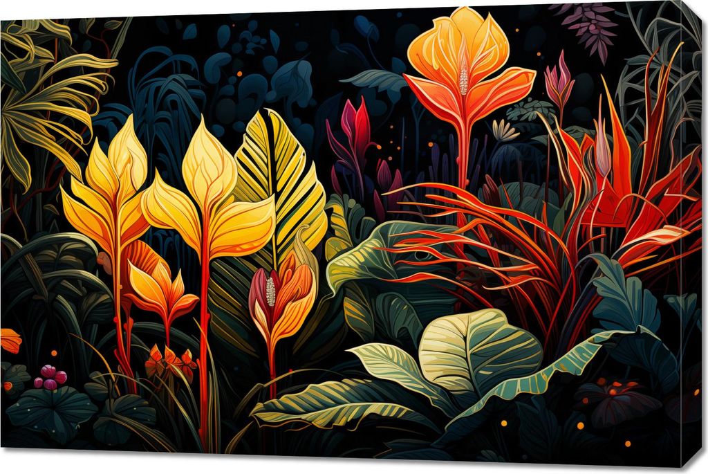 Bild 90x60cm Tropische Symphonie