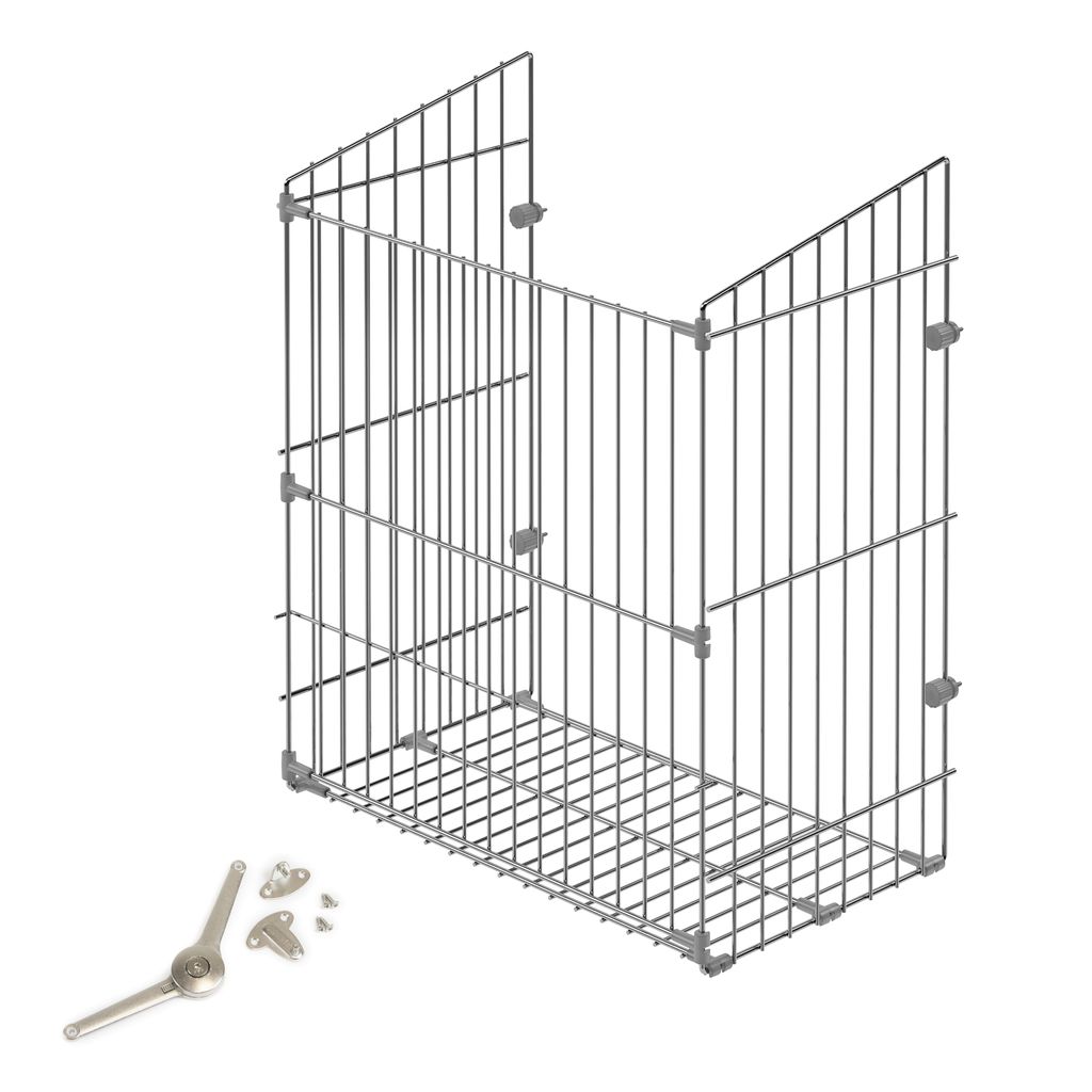 Emuca Verchromter Wäschekorb Für Modul Silber Silber One Size