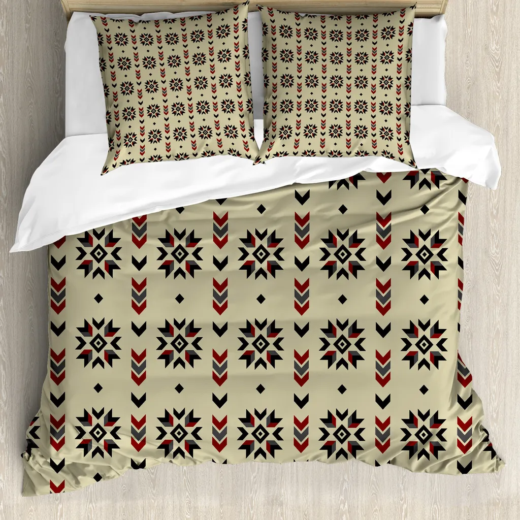 Offerta Copripiumino ABAKUHAUS Etnico 200x200 - Set 3 Pezzi Prezzo Top - 1