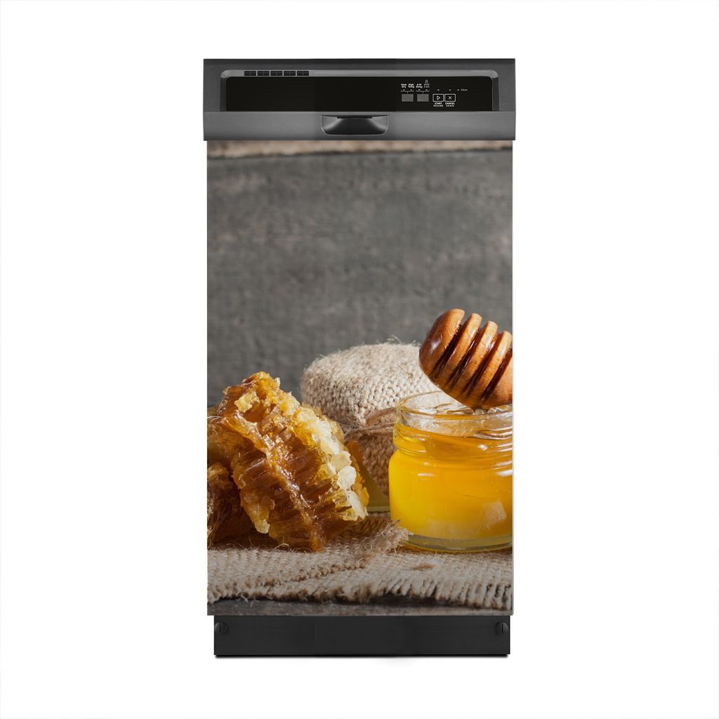 Aufkleber sticker 45x70 cm Dekorative folie Spülmaschine - Tropfender Honig