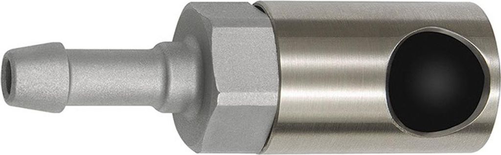 Riegler Druckknopf-Sicherheitskupplung NW 6, ISO 6150 C, ES, Tülle LW 8