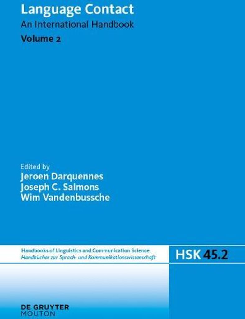 Language Contact. Volume 2