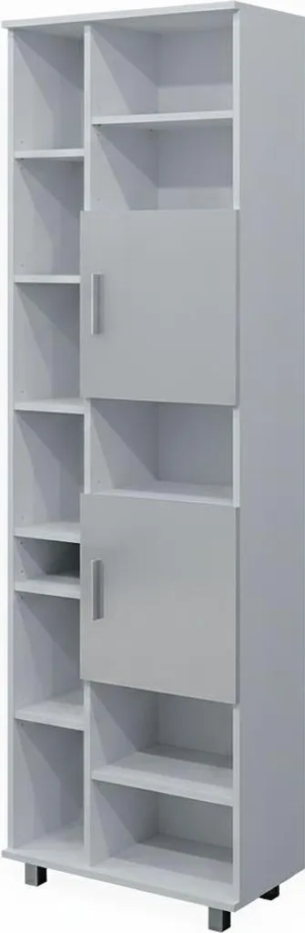 Armoire de Salle de Bain Haute Vicco Ilias Blanc Brillant 60x190 cm