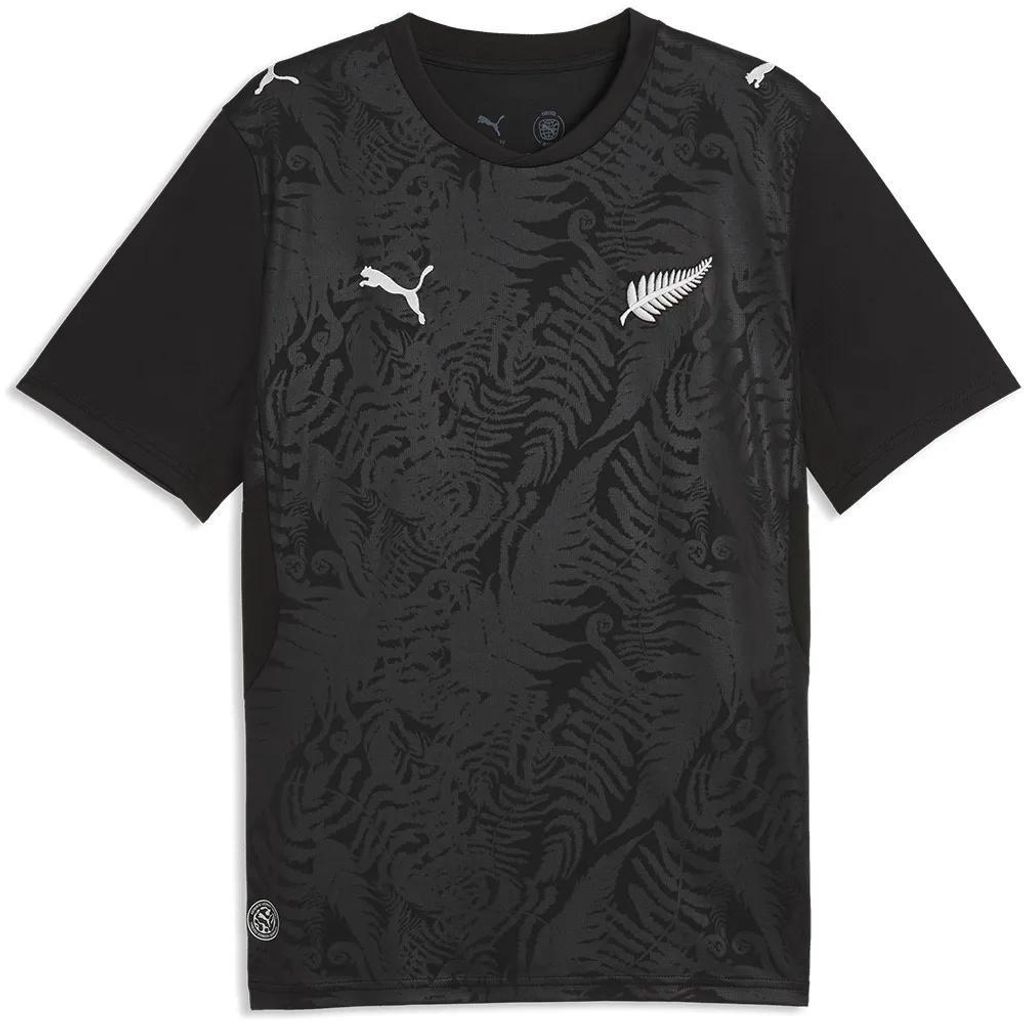 Puma New Zeland 25/26 Replica Heim Kurzarm-t-shirt Schwarz Produktbild 