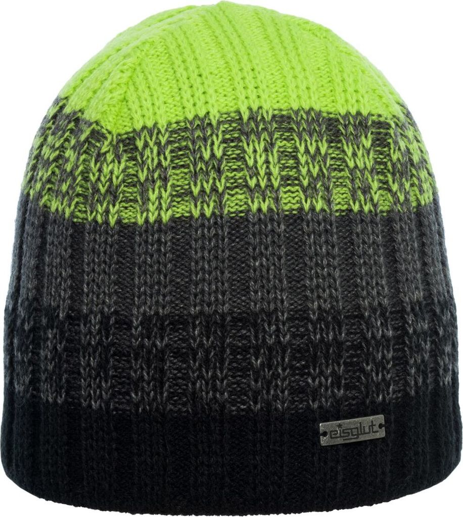 Eisglut dreifarbige Strickmütze Renoo XL