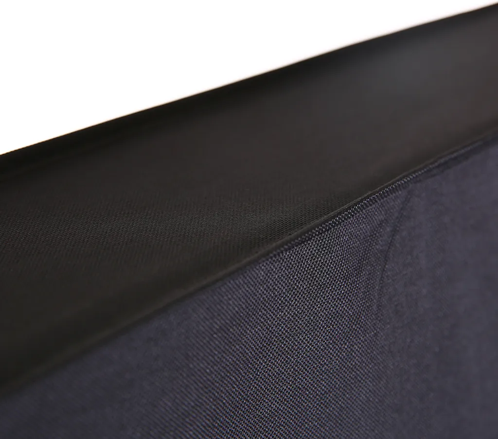 Copertura Antipolvere Monitor 43-55 Pollici: Elegante Custodia In Nylon Nero E Argento