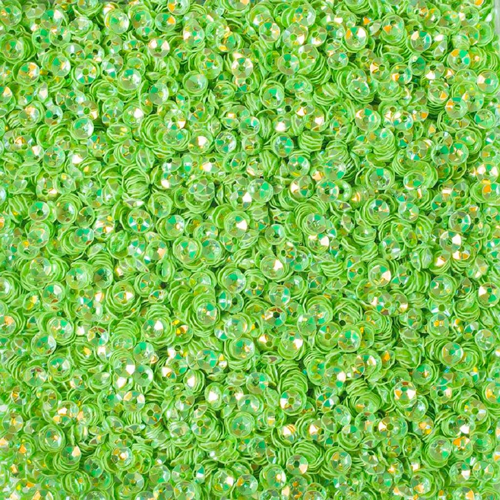 Deco PAILLETTEN ca 4mm. 100Gramm. Ca 250ml. GRÜN