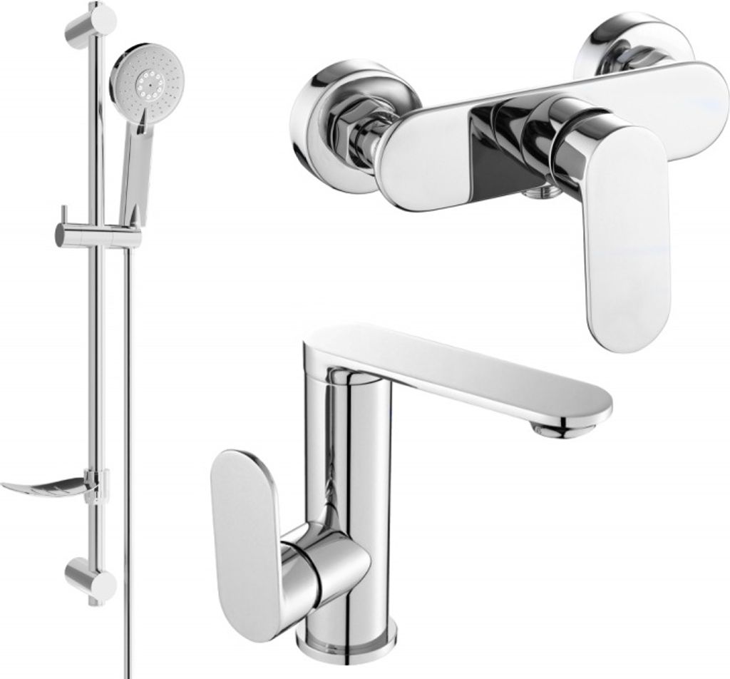 Mexen Milo DF40 Brausegarnitur, Chrom - 713054DF40-00