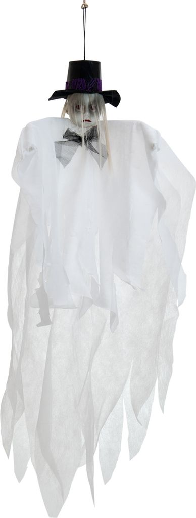 EUROPALMS Halloween Figur Frau mit Hut, 70cm