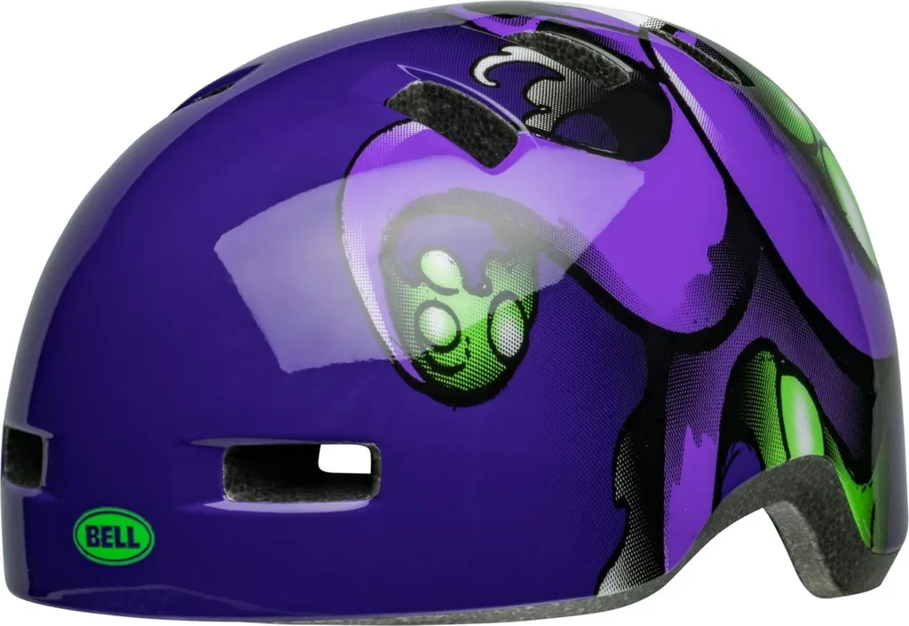 Casque vélo Bell Lil Ripper Gloss Purple Tentacle pour petit enfant