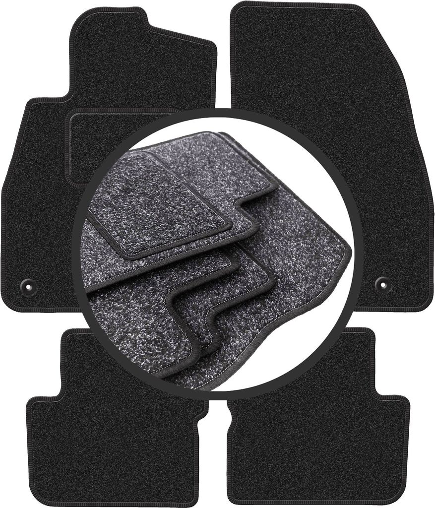 ANTHRA Autofußmatten für: Opel Corsa D Fließheck (2006-2015)