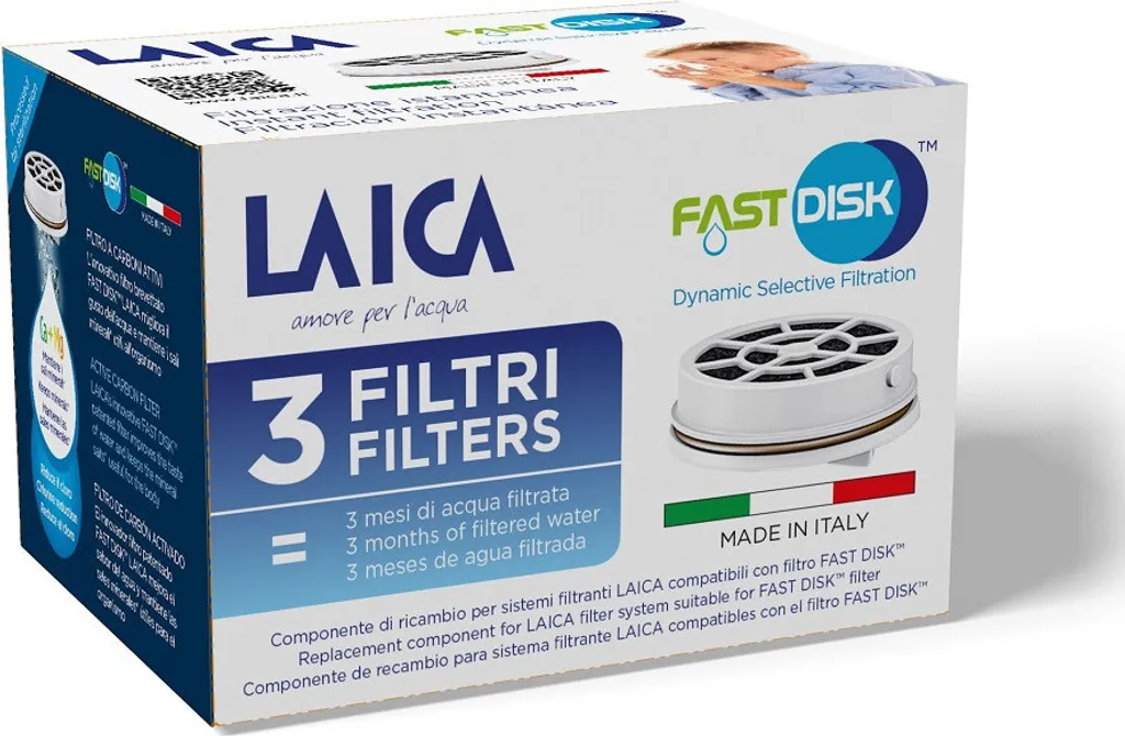 Laica Fast Disk 3 Pack | L'Eleganza della Filtrazione Italiana