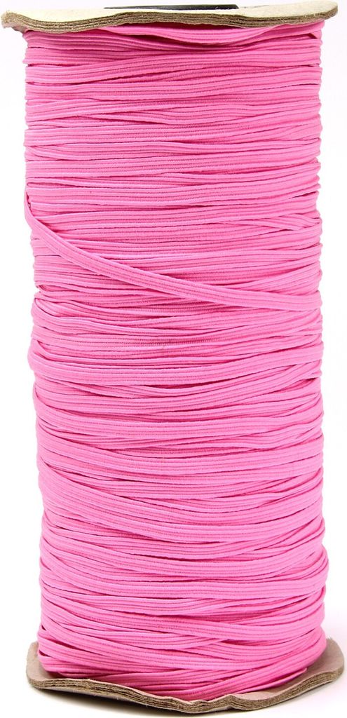 Urhome 3mm Gummiband zum Nähen von DIY Gesicht Masken Schmuck Kleidung Nähzubehör | elastisches Wäschegummi Gummilitze mit hohe Elastizität | ...