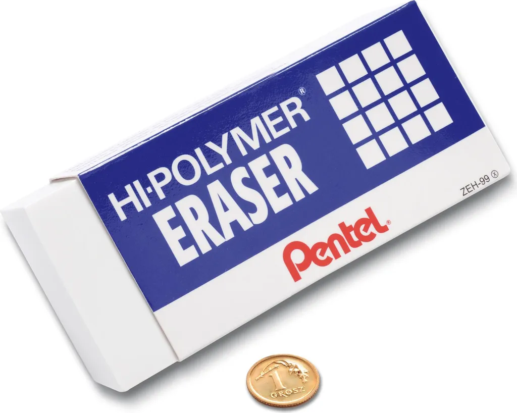 Pentel Jumbo ZEH99 Gomma Hi-Polymer Professionale XXL per Disegno