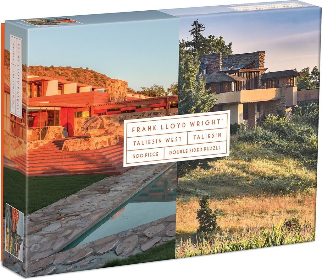 GALISON Frank Lloyd Wright doppelseitiges Rätsel: Taliesin Zdjęcie produktu 