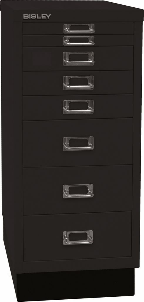Bisley MultiDrawer Schubladenschrank - Farbe: Schwarz