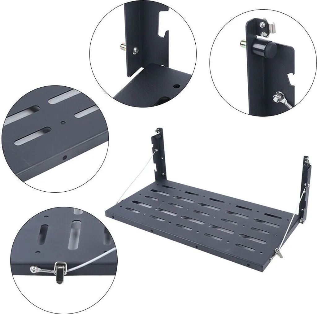 Table de hayon pliable 60x31cm Jeep Wrangler JK - Robuste et Compacte