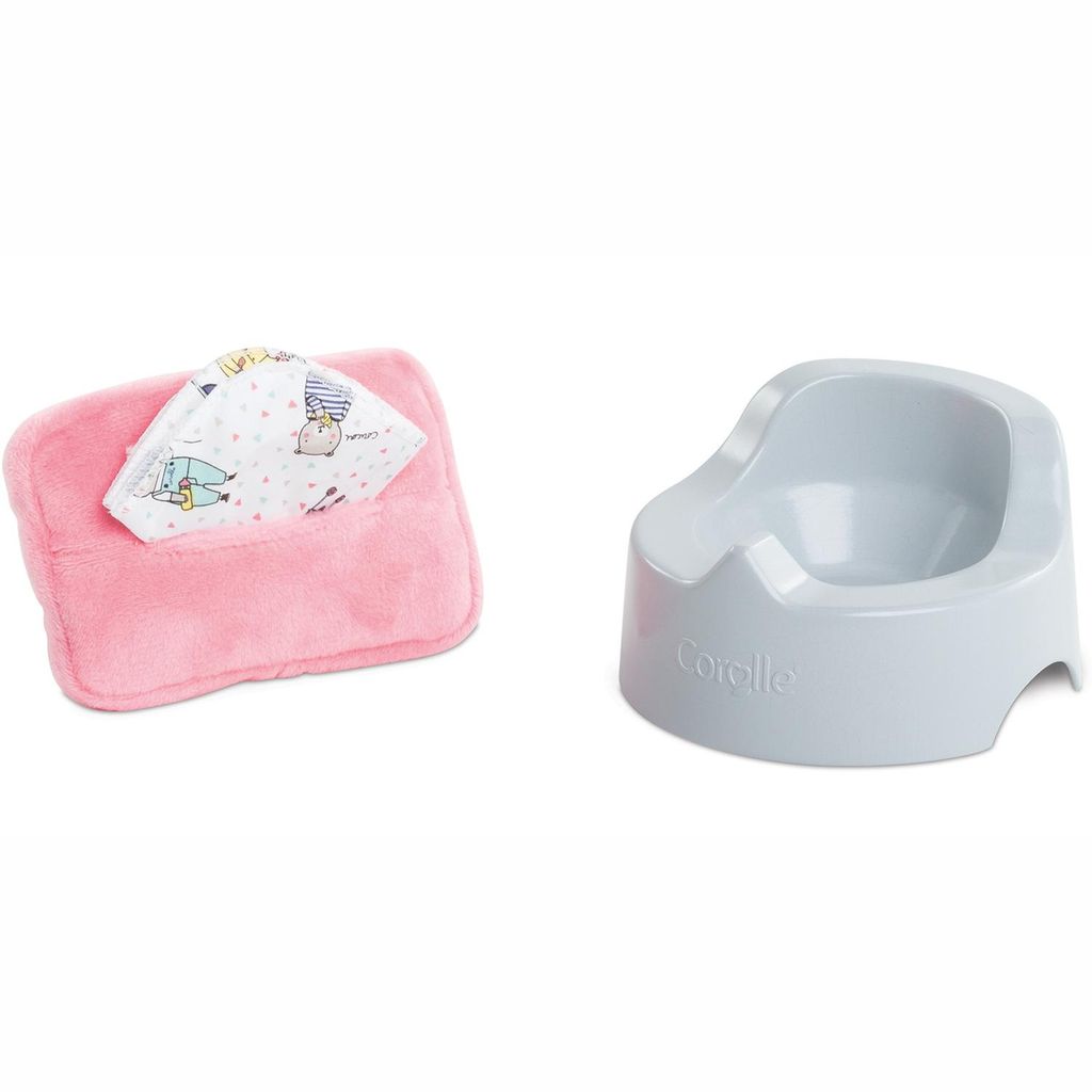 COROLLE - Topf und Wischtuch für Babypuppe 30cm