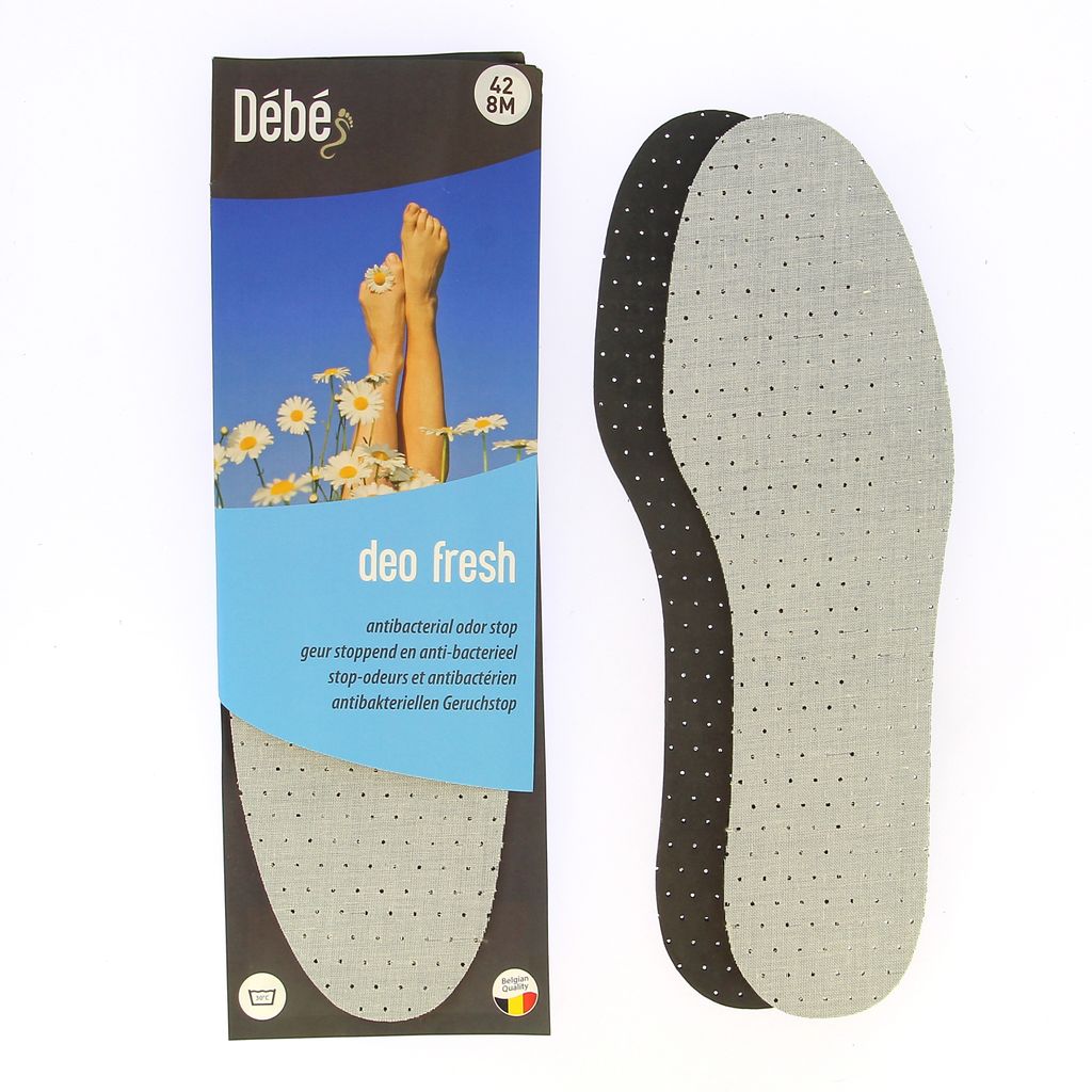 DEBE Deo fresh - Geruchshemmende Einlegesohle mit stoßdämpfender Wirkung - 46