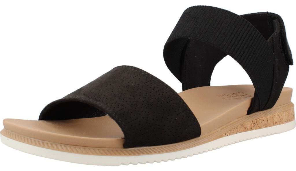 Skechers Sandalen BOBS Desert Kiss Low - Top Look 114710/BLK Schwarz-39