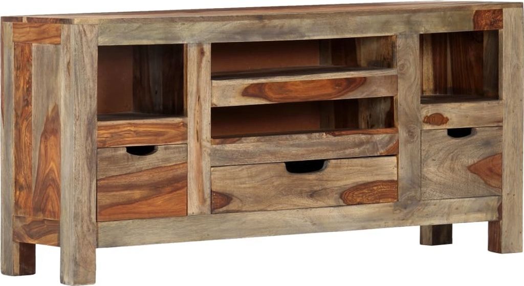 Sideboard 100x30x50 cm Massivholz Akazie