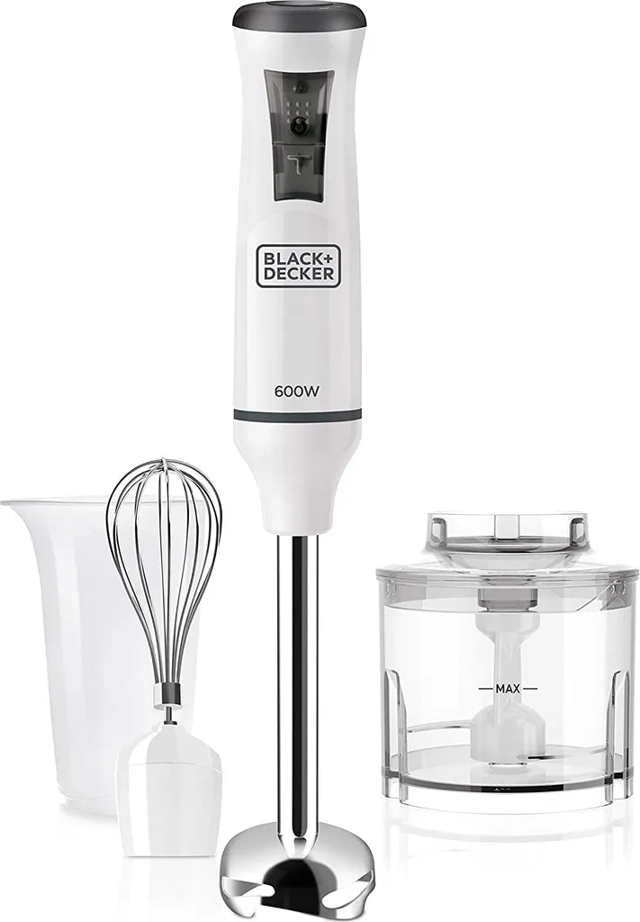 Mixeur Plongeant Idéal pour Soupes et Purées Maison BLACK DECKER 600W