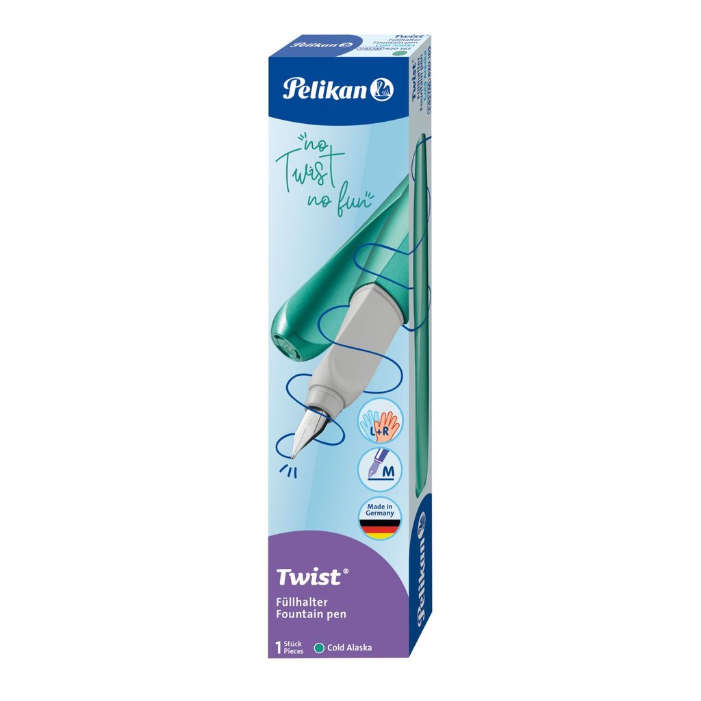 Pelikan Füller Twist Cold Alaska M für Rechts-& Linkshänder Produktbild 5