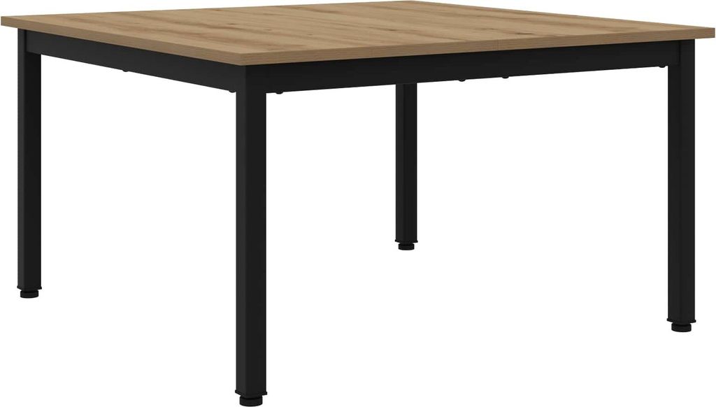 vidaXL Couchtisch Kunsthandwerk Eiche 80 x 80 x 45 cm Holzwerkstoff
