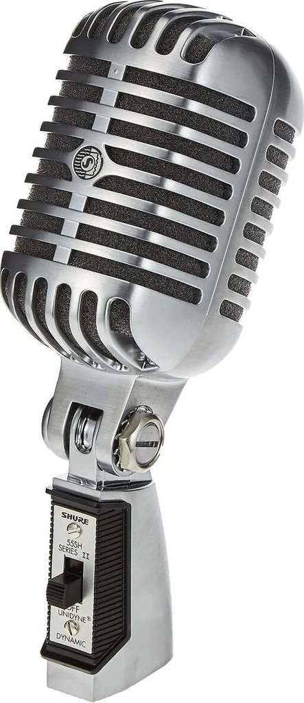 Microphone de scène dynamique rétro Shure 55SH Série II pour chant