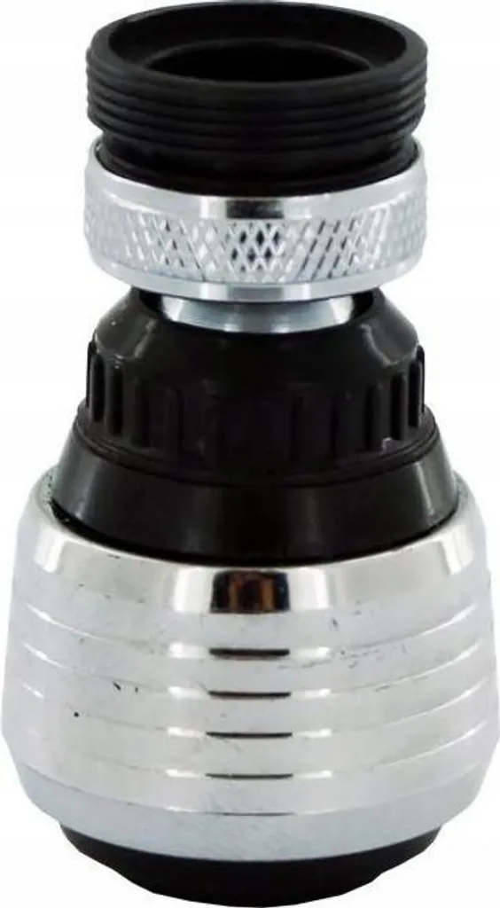 Rondella Aria Corta Premium - Plastica Tecnica Nero/Cromo