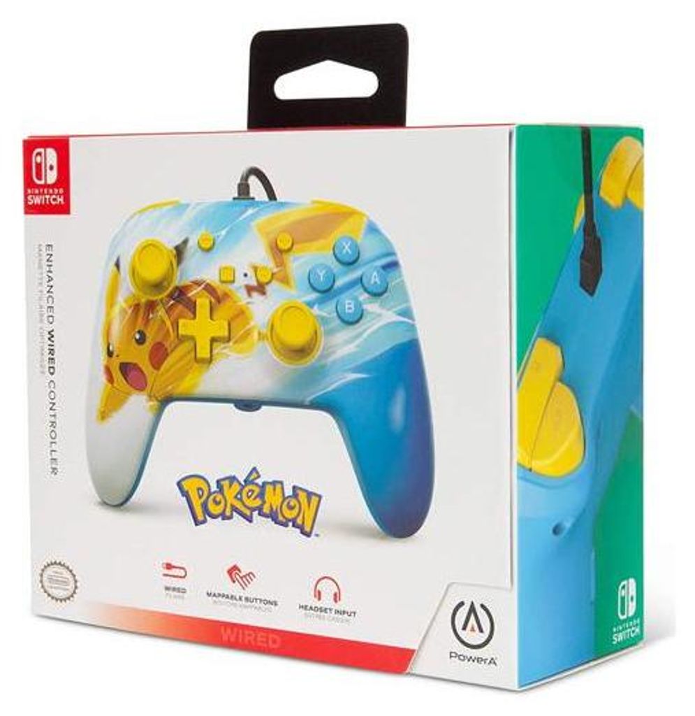 Switch Controller Pikachu Charge sous licence officielle Image du produit 