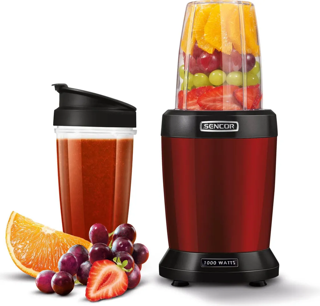 Blender Smoothie Nutritif SENCOR avec Lames Inox et Récipients nomades