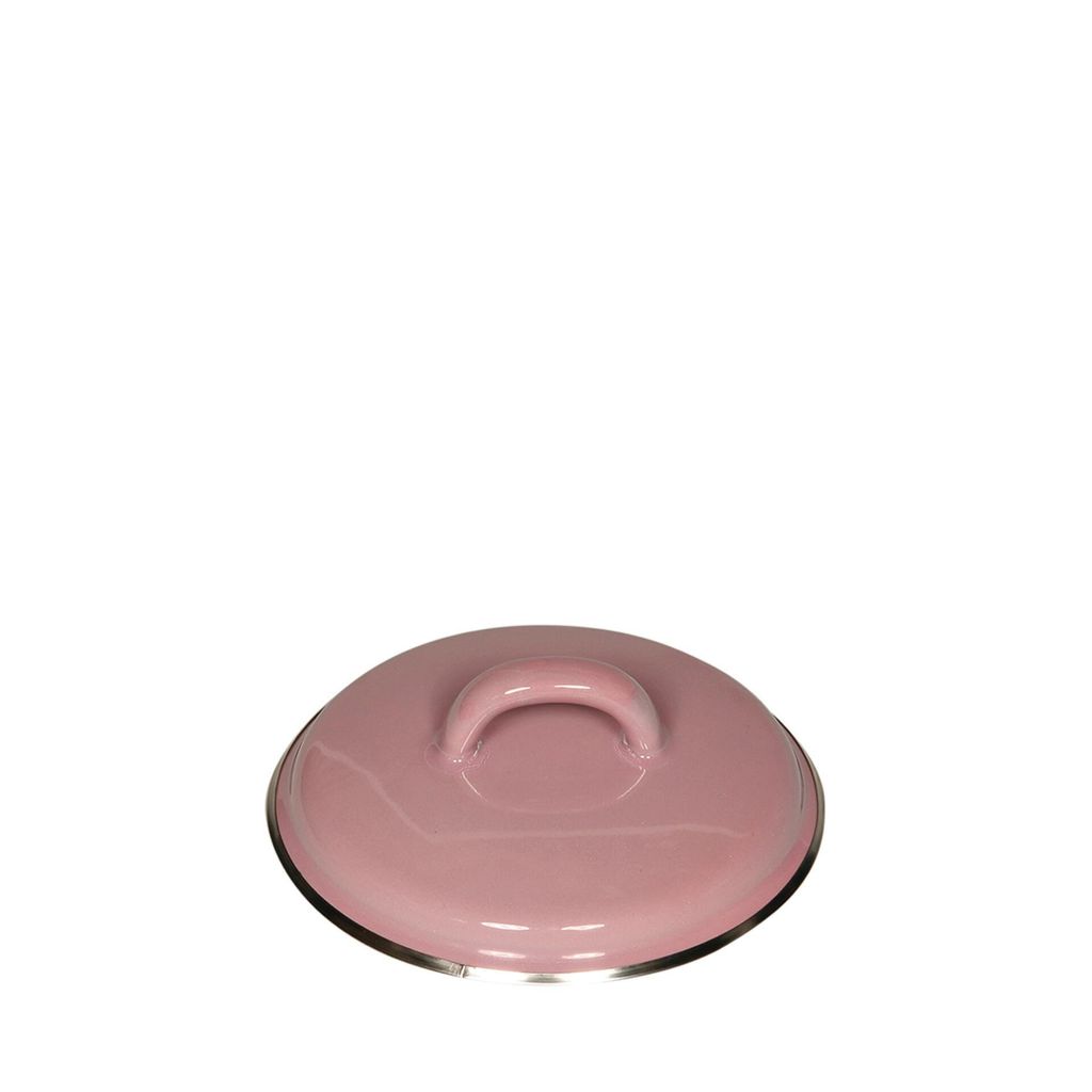 Coperchio Riess con bordo cromato Ø12cm smalto rosa Immagine del prodotto 