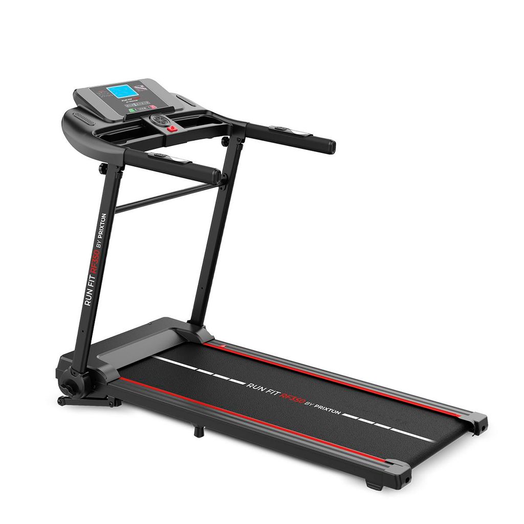 PRIXTON Laufband Run Fit RF350, Klappbares, Höchstgeschwindigkeit 16 km/h, Mobile App, 16 Programme, 15 Neigungsstufen, Bluetooth-Lautsprecher