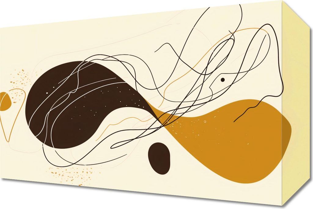 Bild 30x20cm Symphonie von Linien und Formen