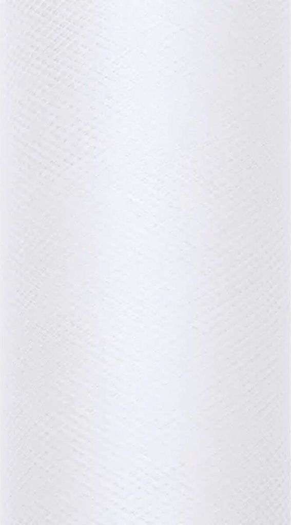 Dekostoff Tüll 0,15m x 9m Weiß Produktbild 