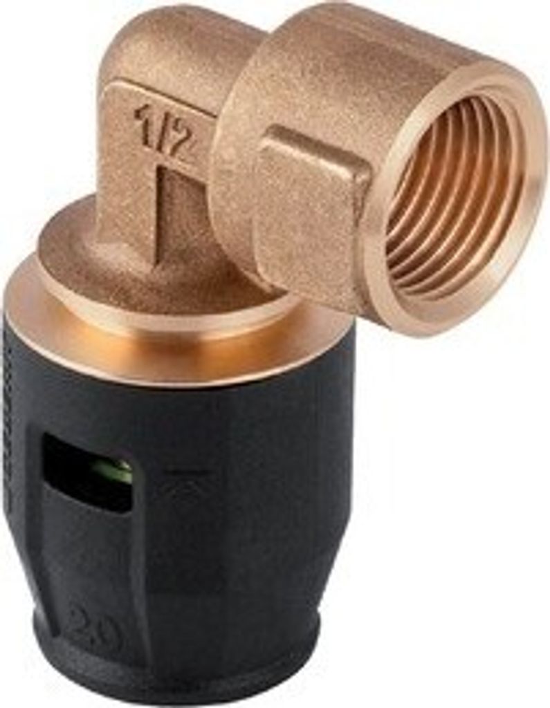 Geberit 650261001 PushFit Übergangswinkel 90Gr mit AG
