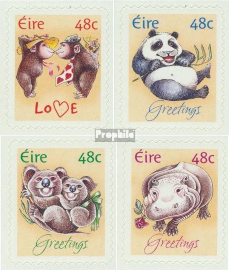 Briefmarken Irland 2004 Mi 1563-1566 (kompl.Ausg.) gestempelt Jungtiere
