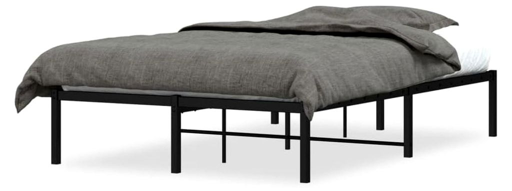 Bettgestell aus Metall Schwarz 120x200 cm