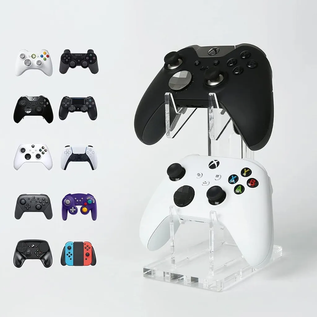 Offerta Supporto Controller INF - Doppio Stand Acrilico Trasparente