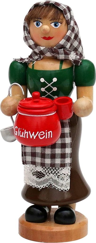 Räuchermännchen - Berufe - Glühweinfrau - 17,0 cm Produktbild 