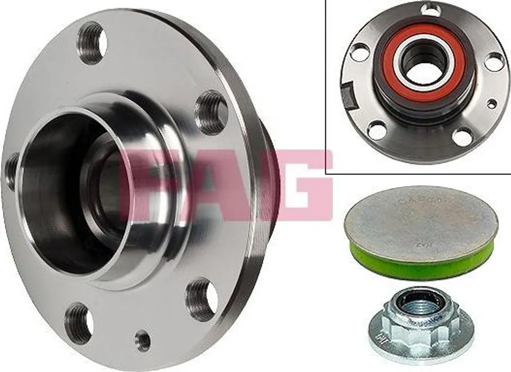 Moyeu Roulement de Roue Arrière 6Q0501611F compatible Seat Ibiza Skoda
