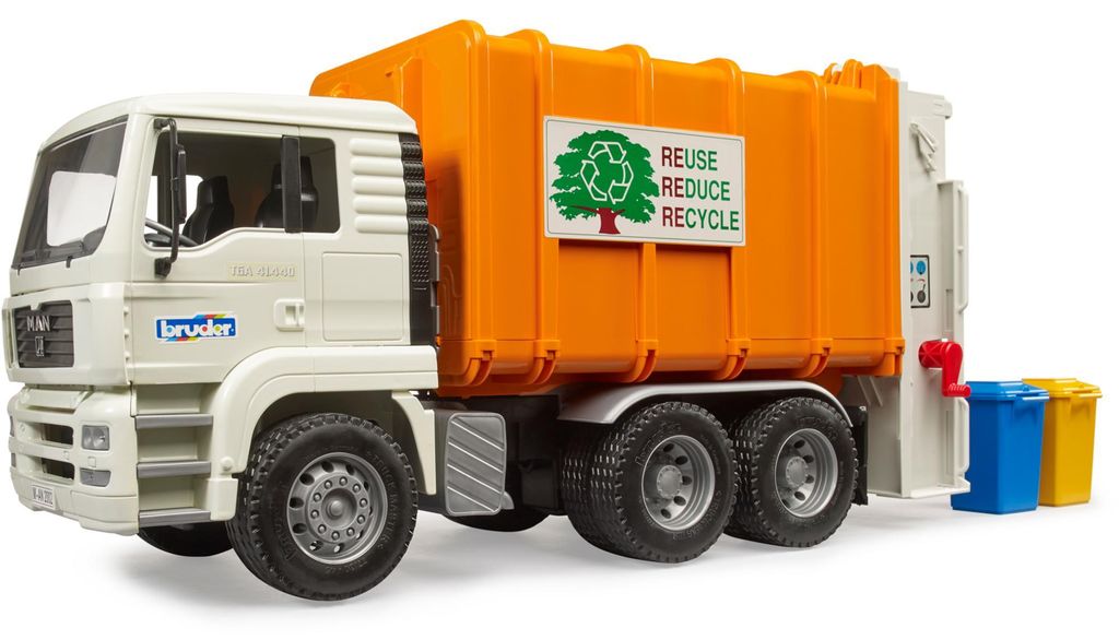 bruder 02772 - Man TGA Müll LKW Hecklader - 1:16 Fahrzeuge, Produktbild 