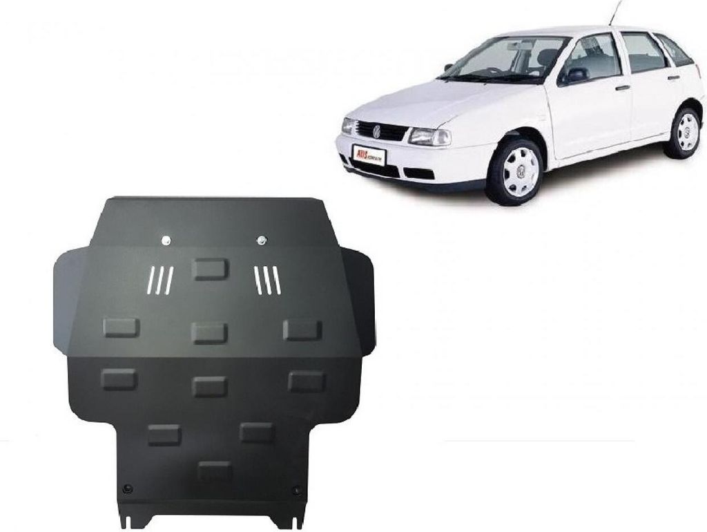 Stahl Unterfahrschutz für Motor Volkswagen Polo - 6N, 6N1, 6K, Classic, Variant