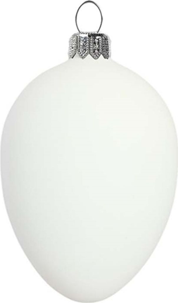 Mini-Ostereier matt weiß