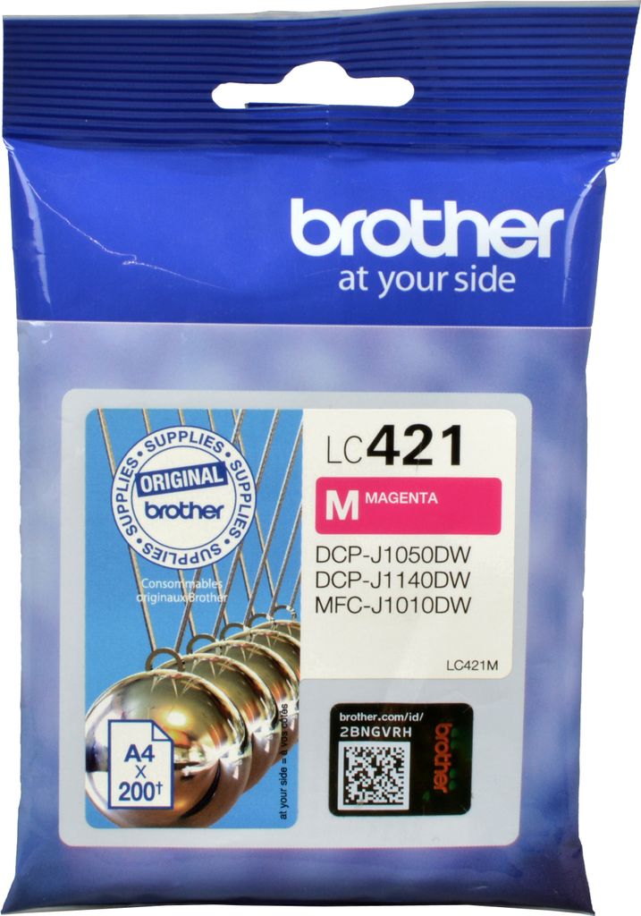 Brother LC421M, Magenta, 1 Stück(e), 200 Seiten, Produktbild 
