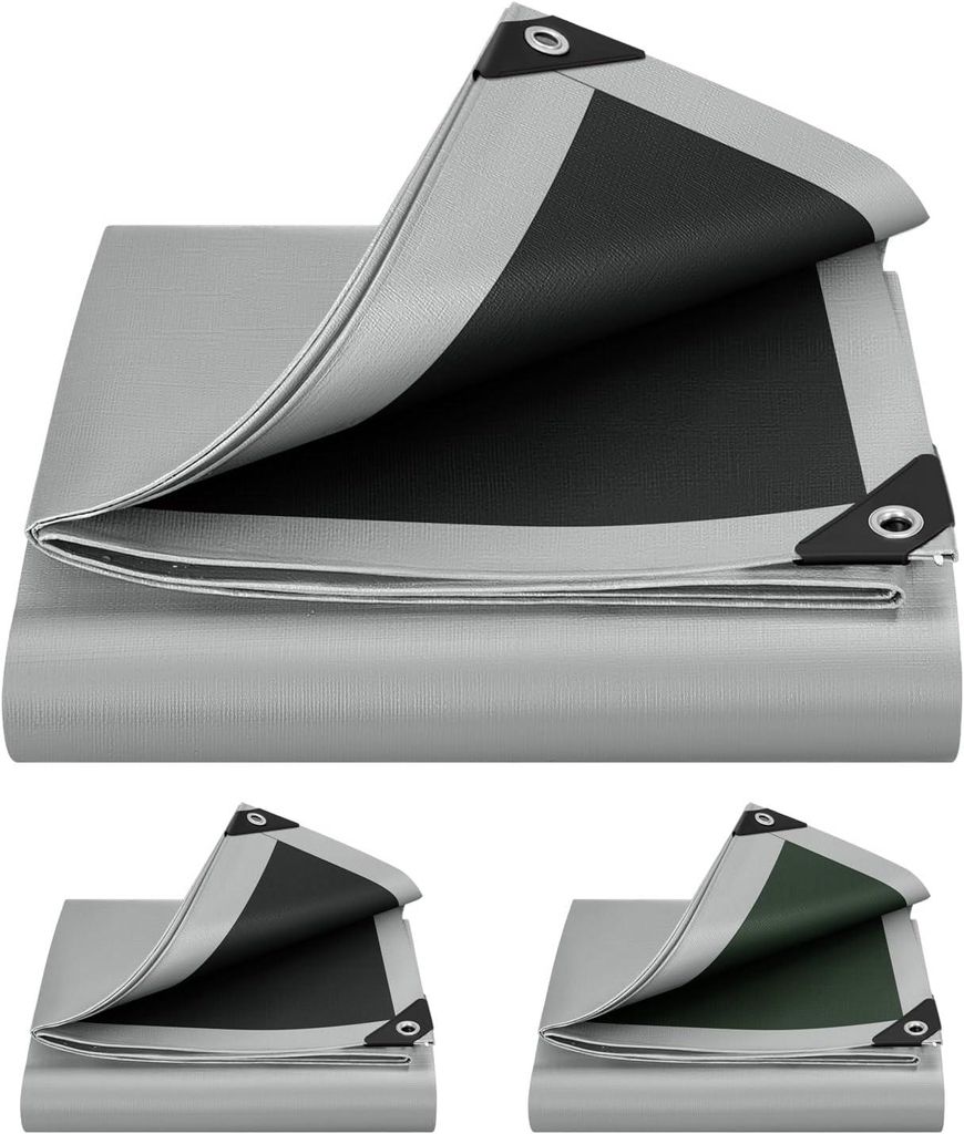 6x6 Meter 180g Abdeckplane Gewebeplane Plane Bootsplane Gartenplane Schutzplane Holzplane