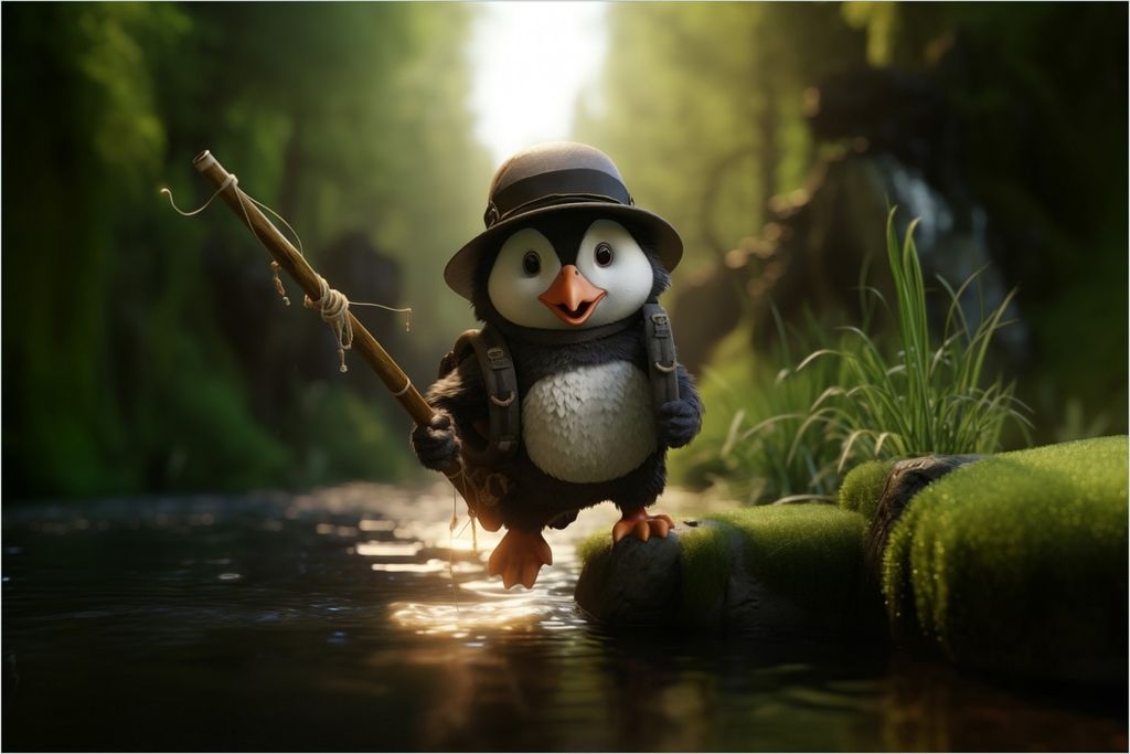 Wallario selbstklebendes Poster - Süßer kleiner Abenteurer, Größe: 61 x 91,50 cm