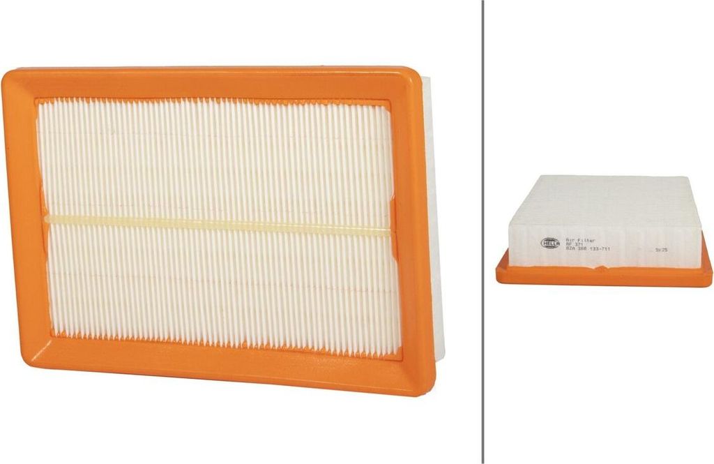 Luftfilter-Einsatz 246 x 169 mm HELLA passend für u.a. FIAT MAREA